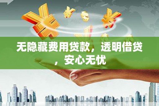 周至无隐藏费用贷款，透明借贷，安心无忧