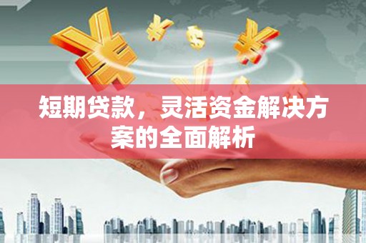 周至短期贷款，灵活资金解决方案的全面解析