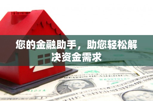 周至您的金融助手，助您轻松解决资金需求