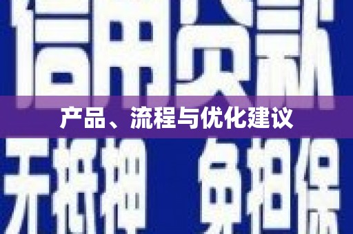 周至产品、流程与优化建议